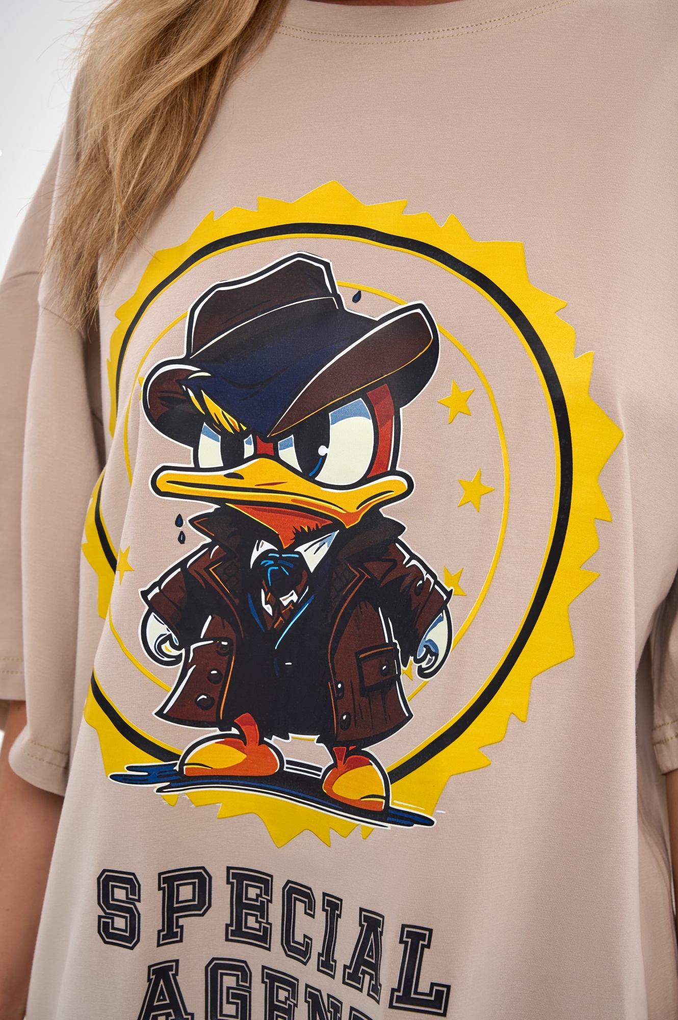 Bona Fashion: OVERSIZE T-shirt "Agent Duck" фото 17