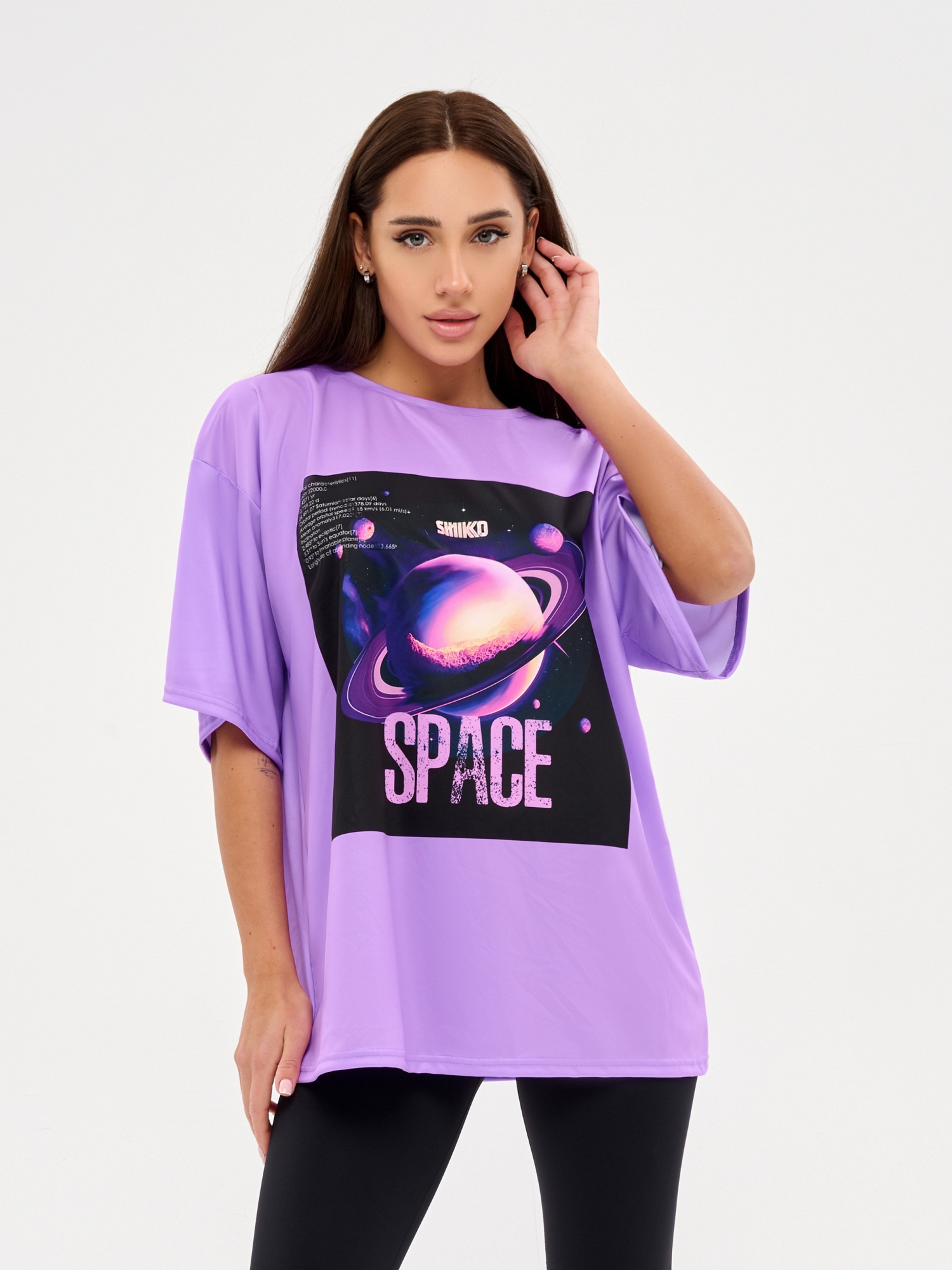 Bona Fashion: OVERSIZE T-shirt "Saturn" фото 4