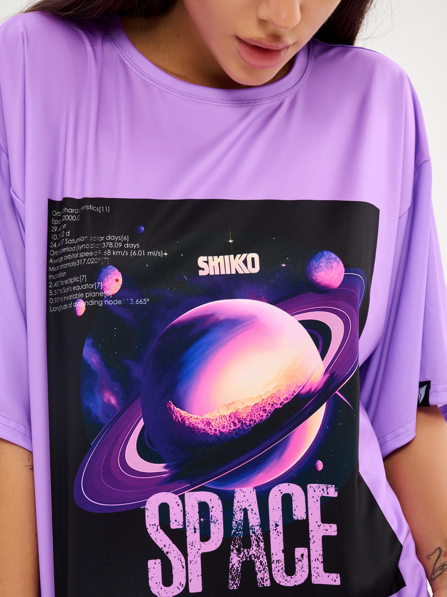 Bona Fashion: OVERSIZE T-shirt "Saturn" фото 5